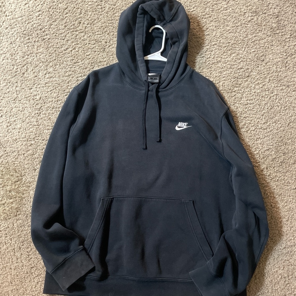 Nike Men's Dark Gray Hoodie